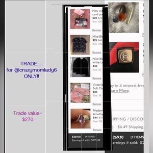 Trade for: @crazymomlady6 ONLY